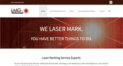 Desktop Screenshot of lasermarkingguy.com