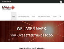 Tablet Screenshot of lasermarkingguy.com